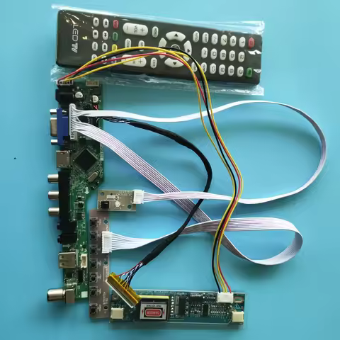 Kit For MT185GW01 V.0/V.2/V.B/V.A 1366x768 TV Display VGA HDMI Panel AV LVDS USB Screen 2 Lamps Audi
