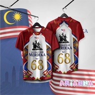 【Arianna】1957 Merdeka Clothes 2025 68Th Jersey Merdeka Clothes 68 Years Jersey Ethnic T-Shirt 2025 M