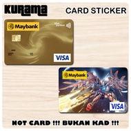 [ Gundam ] For Bank Card Sticker Cover / MASTER / VISA / CREDIT/ DEBIT CARD