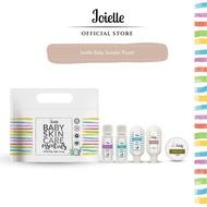 Joielle Sampler Pouch with Baby Cream 15g, Top to Toe 15ml, Oil 15ml, Natural Rub 15g, Wonder Cream 