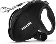 Pecute Retractable Dog Leash with Poo Bag Holder, 10m/39.37ft Extended Leash, Anti-Slip Handle and Q