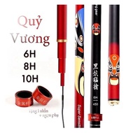 Hand Fishing Rod, Single Fishing Rod Demon King 6H Comes with Extra Tip + Ring adcvb8888