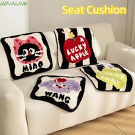 NOVALINK Seat Cushion, Thickened Warm Chair Pad, 45x45cm Imitation Cashmere Cartoon Pattern Skin-fri