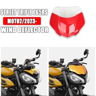 FOR Street Triple 765RS 765RS 765RS moto2 2023 Motorcycle Accessories Windshield Windshield Sports W