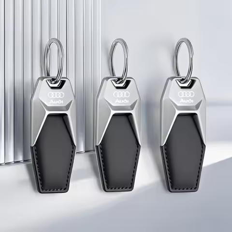 Car Metal Buckle Keychain Laser Keyring Pendant Key Holder For Audi A1 A3 A4 A5 A6 A7 S3 S4 S5 S6 RS