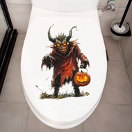 Hot Sale Halloween Toilet Sticker Toilet Waterproof Sticker Direct Sale Creative EDDG