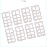 YAAN Multipurpose Clear Plastic Spacer Block Durability Clear Curtain Support Spacer