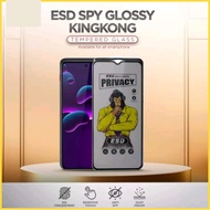 Tempered Glass King Kong Anti Spy Samsung A54 A55 A56 A70 A70s A71 A72 A73 A74 A90 A91 F12 F15 F16 F