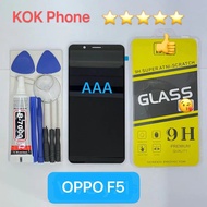 ชุดหน้าจอ Oppo F5 งานมีประกัน แถมฟิล์มพร้อมชุดไขควง