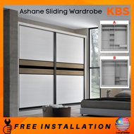 (FREE Installation+Shipping) KBS Ashane 5/6/7/8ft x 8ft Anti-jump Sliding Door / wardrobe clothes ca