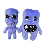 Ao Oni Plush Toy from Classic Horror Game, Cute Blue Demon Stuffed Doll with Retro Pixel Art Style