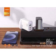 MX-HC75 65W FAST CHARGER 3 CHARGER TYPE C