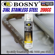 BOSNY B120 100% 316L STAINLESS STEEL SPRAY PAINT 200CC (MADE IN THAILAND)