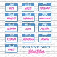 SEVENTEEN MEMBERS NAME TAG (pls read description first)