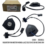 HONDA CRV 08 / CIVIC 08 1.8 / JAZZ 03 AIR COND FAN MOTOR 065000-2940