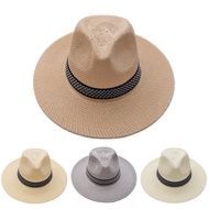 【CC】 Hat Beach Large Brim Panama Man Anti-UV Clothing Outdoor Fishing Cap