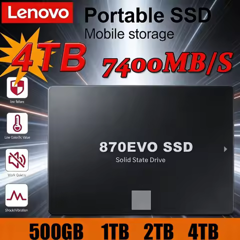 Lenovo Solid State Disk SSD 870 EVO 1TB2TB4TB Internal HDD Hard Drive Sata3 2.5 Inch For Laptop Micr