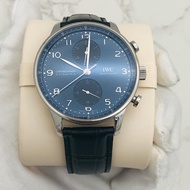 Iwc IWC Portugal Series Men's Watch Automatic Mechanical Blue Disc Chronograph Watch Gift