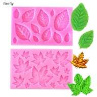 [Firefly] 3D Mini Rose Flower Leafs Silicone Mold DIY Fondant Chocolate Sugarcraft Cake Decor Baking