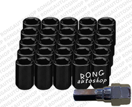 น็อตล้อ หัวในหกเหลี่ยม sparco เกลียว M12×1.5 ชุดพร้อมบล็อคขัน น็อตล้อรถ มีชุด16ตัว+1บล็อค / 20ตัว+1บ