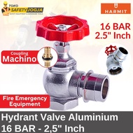 Hydrant Valve Landing Valve Ukuran 2,5" Inch 16K Untuk Hydrant Box Pemadam Kebakaran Merk HARMIT