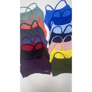 bra bra push up Dfyne Cross Back Sports Underwear Women Nude Backless Yoga Fitness Bra Sling