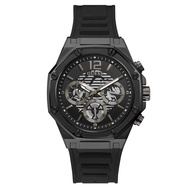 Authentic Guess Men Phoenix Black Dial Silicon Watch GW0263G4 Jam Tangan Lelaki