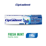 CIPTADENT Pasta Gigi Pencegah gigi berlubang MAXI 12  Fresh Mint Tube 190gr