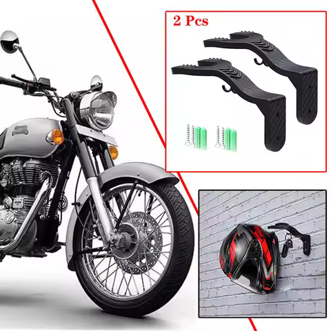 Motorcycle Helmet Hook Racks Multipurpose Hook Wall Mount Hooks For Royal Enfield Bullet/Meteor/Clas