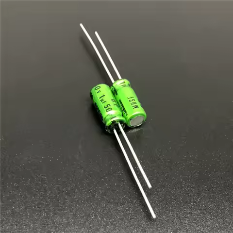 10Pcs/100Pcs 1uF 50V NICHICON Muse BP 5x11mm 50V1uF Top Grade Bipolar Audio Capacitor copper pins Hi