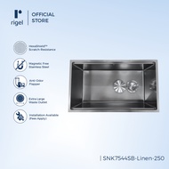 [P.O] RIGEL Scratch Resistance Kitchen sink R-SNK7544SB-LINEN-250