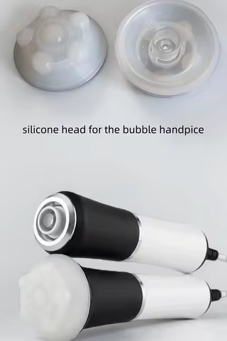 Only Silicone Head 5pcs Oxygen Bubble Facial Machine Accessory Oxygen Handle Silicone Head Skin Care