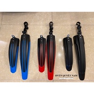 Fender Set for Both Front and Rear Bicycle Wheels with 4 Color Stripes