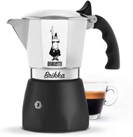 Bialetti - New Brikka Moka Pot the Only Stovetop Coffee Maker Capable of Producing a Crema-Rich Espr