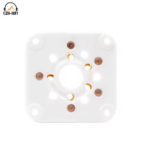 1pc 5PIN Ceramic Square Tube Socket Valve Base for 4-400A 4-125 3-500Z Vintage Amplifier DIY Kits