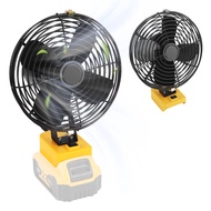 （No battery）Cordless Portable Jobsite Fan for Dewalt 18v 20v Max Battery, Battery Powered Personal C