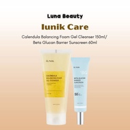 [iUNIK] Calendula Balancing Foam Gel Cleanser 150ml/ Beta Glucan Barrier Sunscreen 60ml