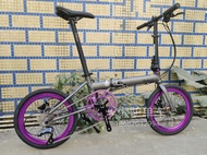 FNHON Kad1618 16 Inch 10 Speed Aluminum Alloy Folding Bike Lightweight Bicycle Disc Brake Version fo