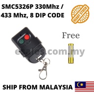 Auto Gate Remote Control 602-5326 SMC5326P 330MHz 433MHz  (Dip Code 8 Digits) Auto Gate Wireless Remote