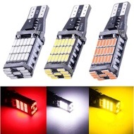 【New Stock】1Pcs LED T15 W16W Car Reverse Light Bulb Turn Signal Bulb 45SMD 6000K White Color