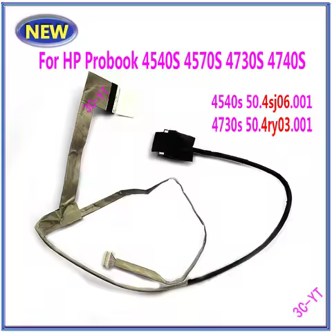 LCD LED LVDS Screen Video Flex Cable for HP Probook 4540S 4570S 4730S 4740s 4540s 50.4sj06.001 4730s