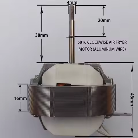YJ58-12/16/20 covered pole asynchronous motor coil 220V hot air heater mosquito killer lamp exhaust 