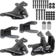 GXYWADY Leaf Spring Shackle & Bracket Kit Set Rear Replacement for Ford Ranger 1986 1987 1988 1989 1