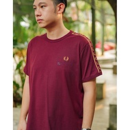 Fred Perry Champage Ringer Tee Oxblood Original Fred Perry Authentic T-Shirt/