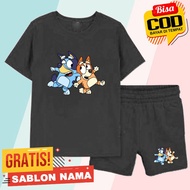 Bluey & Bingo Kids T-Shirt Set Bluey & Bingo Boys & Girls Outfit/
