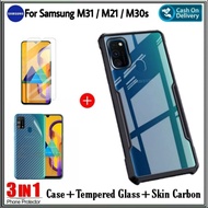 Case Samsung M31 2020 Soft Hard TPU HD Transparan Casing Hp Slim Cover