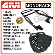 Original Givi Monorack Motorcycle for Yamaha 135LC/SRL115 FI/EZ115/NMAX/FZ150 FI/WAVE DASH/ALPHA/VF3