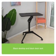 ONE - 筆記本電腦辦公桌站立移動升降鋁合金工作桌(黑色)