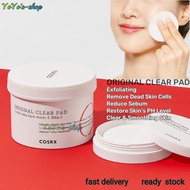 COSRX Original Clear pad 70PCS Exfoliating Remove Dead Skin Cells Reduce Sebum Restore Skins PH Level Clear &amp; Smoothing Skin For Acne-prone/Oily /Rough/Dull Skin