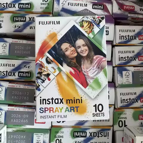 Fujifilm Instax Mini Film Instax Mini 11 Spray Art Design Film For Fuji Mini 12 11 8 9 7s 25 26 70 9